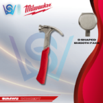 MILWAUKEE 12OZ SMOOTH FACE HYBRID CLAW HAMMER