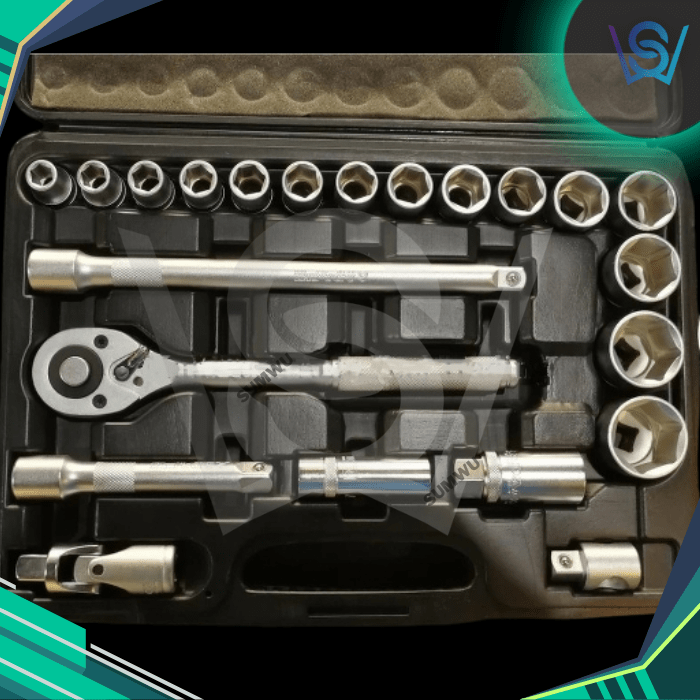 ADACHI 23PCS 6 / 12-POINT SOCKET TOOLS SETS SS-2323 - Sumwu Concept