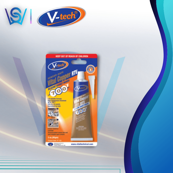 V-TECH VITAL COPPER RTV SILICONE GASKET MAKER - 85G (VT-153) - Sumwu ...