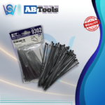 ABTOOLS BLACK NYLON CABLE TIE / PENGIKAT KABEL HITAM (100PCS/PKT)