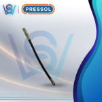 PRESSOL HIGH PRESSURE GREASE FLEXIBLE HOSE 300MM WITH HYDRAULIC COUPLER NOZZLE (900 BAR)
