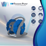 TSUNAMI PUMP 2 IN 1 COMPACT GARDEN HOSE REEL MODEL: HR-15