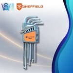 SHEFFIELD 12PCS LONG ARM BALL POINT HEX KEY SET (SAE)