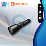 SHEFFIELD 250LM ALUMINIUM ALLOY RECHARGEABLE HIGH PERFORMANCE LED FLASHLIGHT S030034