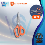 SHEFFIELD 10" HEAVY DUTY CR-V STEEL MULTI-PURPOSE FORGING SCISSORS S068005