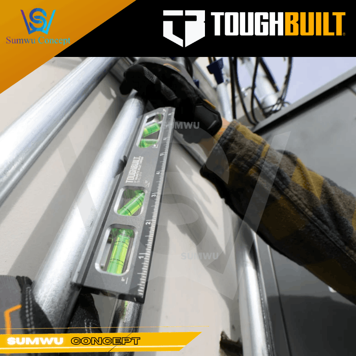 TOUGHBUILT 9" MAGNETIC BILLET TORPEDO LEVEL TB-H2-L-9T-M - Image 6