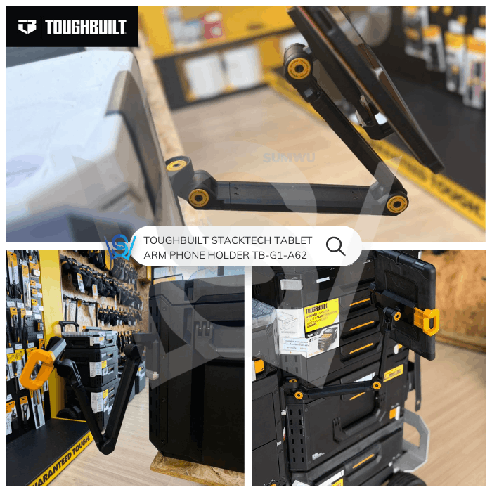 TOUGHBUILT STACKTECH TABLET ARM PHONE HOLDER TB-G1-A62 - Image 5