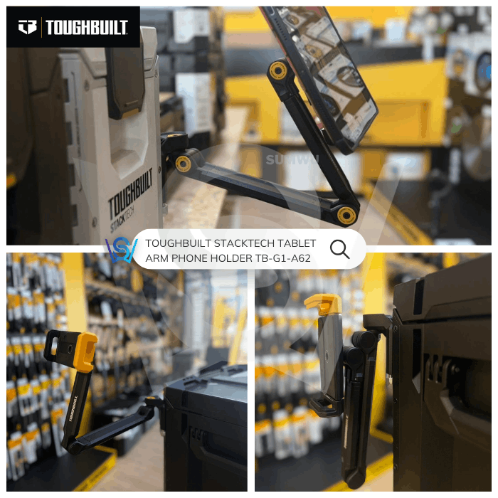 TOUGHBUILT STACKTECH TABLET ARM PHONE HOLDER TB-G1-A62 - Image 6