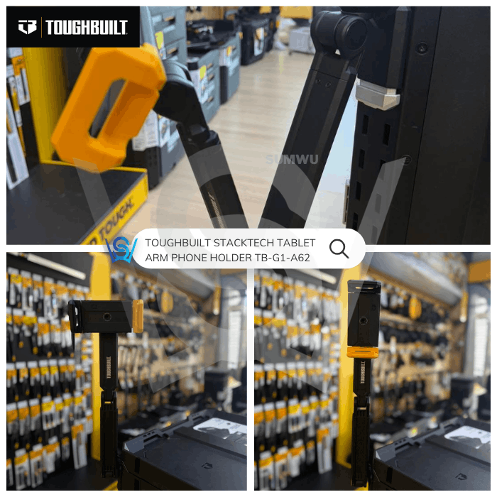 TOUGHBUILT STACKTECH TABLET ARM PHONE HOLDER TB-G1-A62 - Image 7