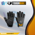 TOUGHBUILT CONTRACTOR HEAVY DUTY MICROFIBER WORK GLOVES (L/XL) TB-G03-L/ TB-G03-XL