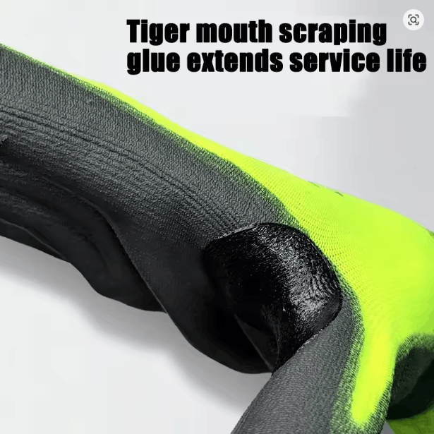TOUGHBUILT HIGH VISIBILITY PU LATEX HAND GLOVES TB-P2-01-1 - Image 7