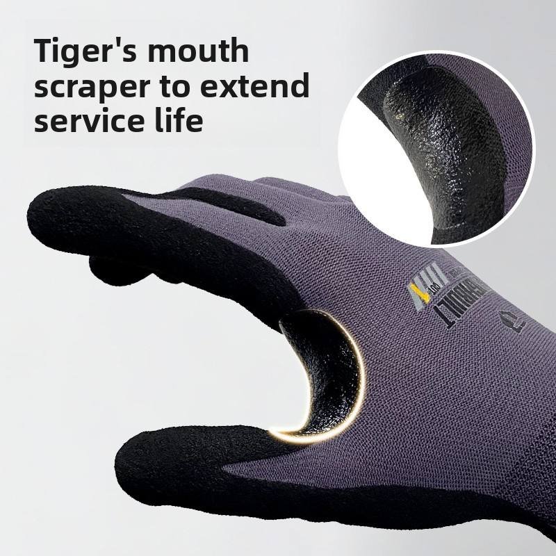 TOUGHBUILT CUT LEVEL 1 NITRILE DIPPED WORK GLOVES TB-P2-10-1 - Image 6