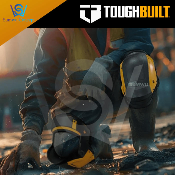 TOUGHBUILT GELFIT FANATIC THIGH SUPPORT STABILIZATION KNEE PADS TB-KP-G3 - Image 8