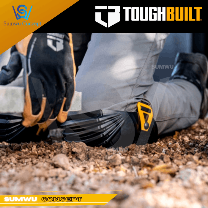 TOUGHBUILT WATERPROOF KNEE PADS TB-KP-102 - Image 4