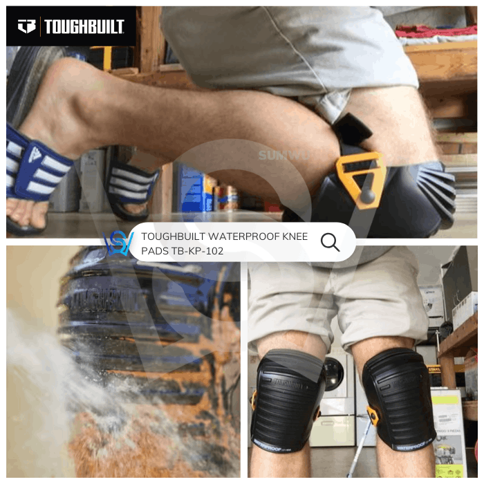 TOUGHBUILT WATERPROOF KNEE PADS TB-KP-102 - Image 6