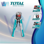 TOTAL 3 IN 1 AUTOMATIC WIRE CRIMPING STRIPPER T-THT15246