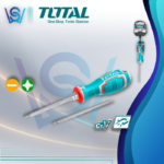 TOTAL 2 IN 1 SCREWDRIVER SET (PH2 + SL6, 160MM), PHILLIPS & SLOTTED T-THT250226