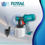 TOTAL CORDED SPRAY GUN (450W) W/ PAINT POT & 1.5MM NOZZLE T-TT3506