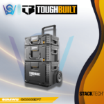 TOUGHBUILT STACKTECH 3PC ROLLING MODULAR STORAGE TOOLBOX SET