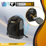 TOUGHBUILT WATERPROOF HARD BOTTOM TOOL BACKPACK TB-66C