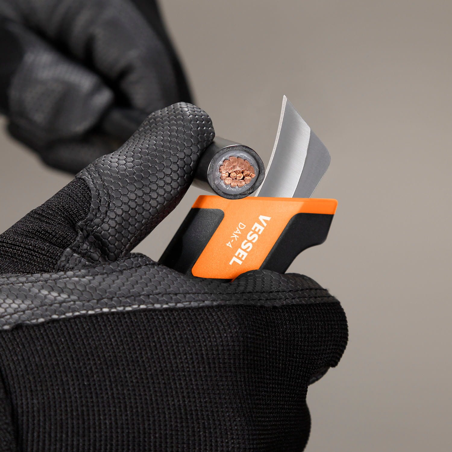 VESSEL DAK-4 ADJUSTABLE ELECTRICIAN KNIFE - Image 3