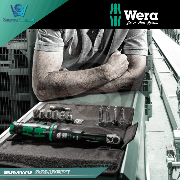 WERA 3/8" DR. CLICK-TORQUE B 1 TORQUE WRENCH (10-50N.M) - Image 2