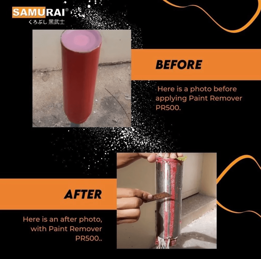 SAMURAI SPRAY PAINT REMOVER SPRAY (PR500) - Image 3