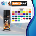 SAMURAI AEROSOL SPRAY PAINT 400ML (FLAT / STANDARD COLOUR)