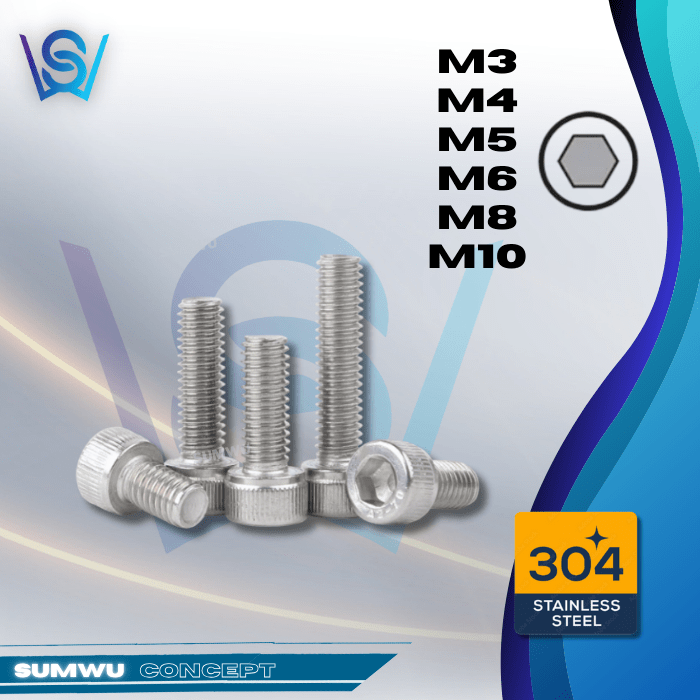 STAINLESS STEEL CAP SCREWS (M2 - M24)