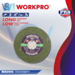 WP406028 WORKPRO 4" INOX METAL CUTTING WHEEL PROFI PLUS (BLACK)